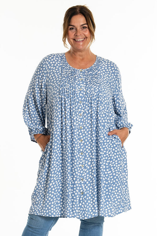 GOZZIP Alice dress Blue haze