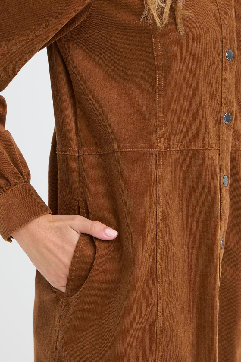 Pulz Sally dress camel