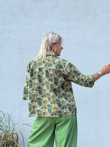 Gaspar Porto Butterfly print green
