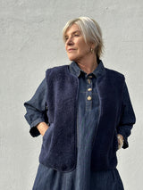 Gaspar Duffy waistcoat blue