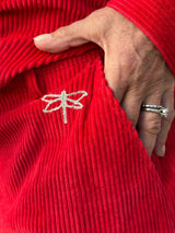 Gaspar Colorado Corduroy pant red