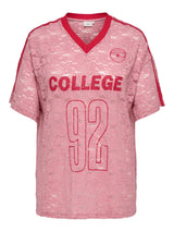 Only Carmakoma Kia lace tee romance rose