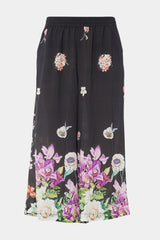 Gozzip Millie wide pants black with flower