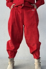Gaspar Colorado Corduroy pant red