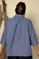 Gaspar Porto  stripe blouse blue