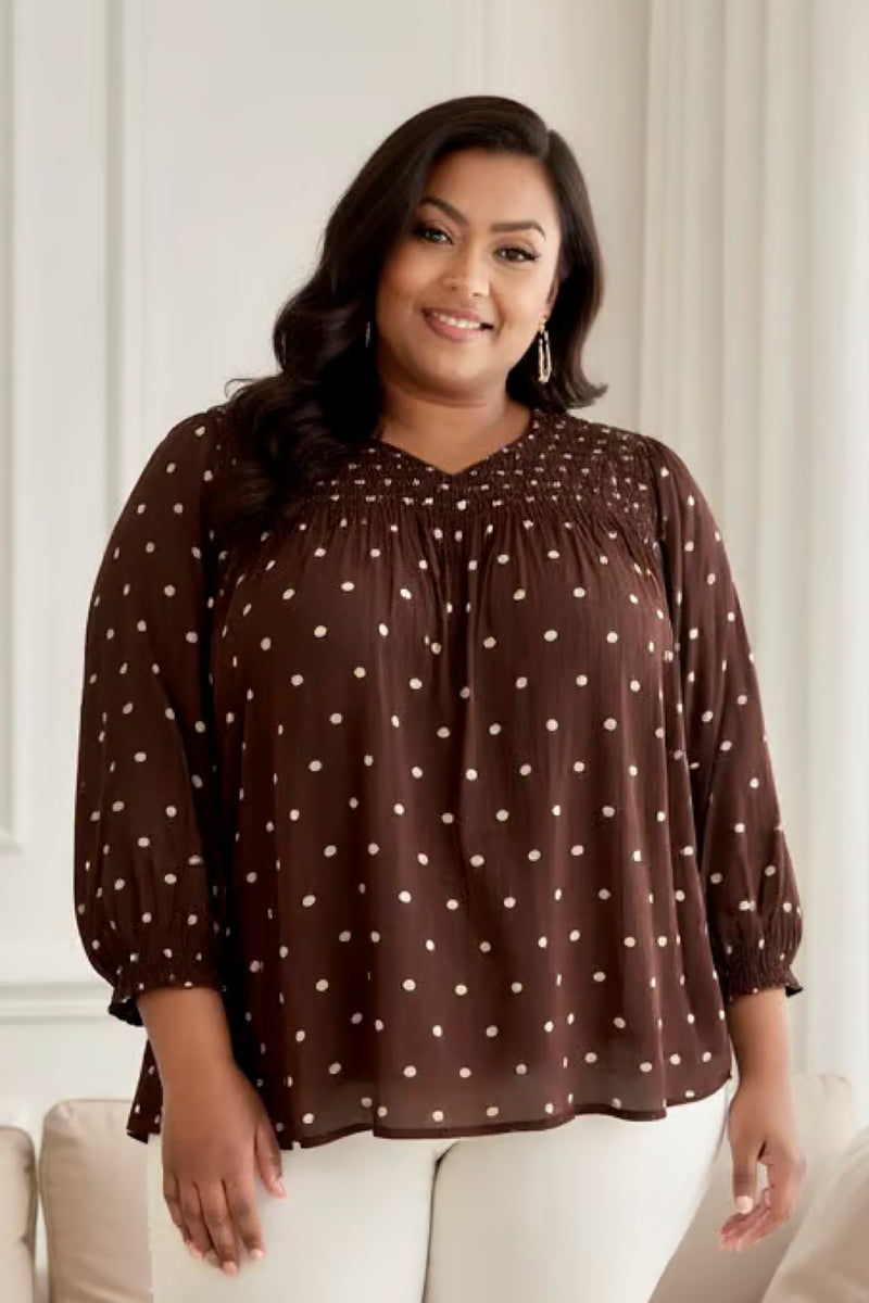 Cassiopeia  Firella blouse brown