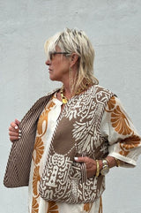 Gaspar Marli waistcoat brown