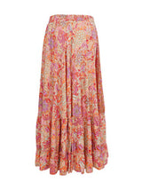 Black Colour Luna maxi frill pacifique orange