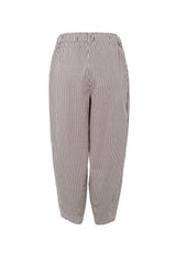 Black Colour Ally Barrel Pant Creme