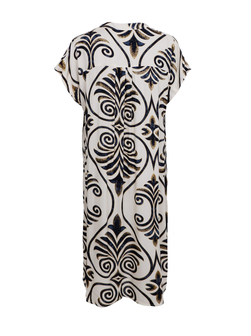 Black Colour Stella short dress malaka white