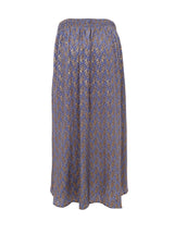 Black Colour Luna regular skirt blue mist