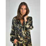 Gaspar Miami Camo dress green