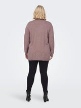 Only carmakoma Esly Cardigan Rose brown melange