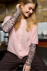 Black Colour Dell cardigan rose