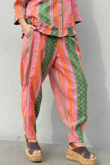 Gaspar Colorado jaquard pant multi colour