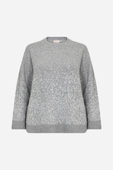 Wasabi Sylva 1 knit pullover grey melange