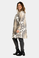 Gozzip Birla tunic offwhite grey
