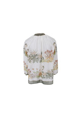 Black Colour Bellis blouse army
