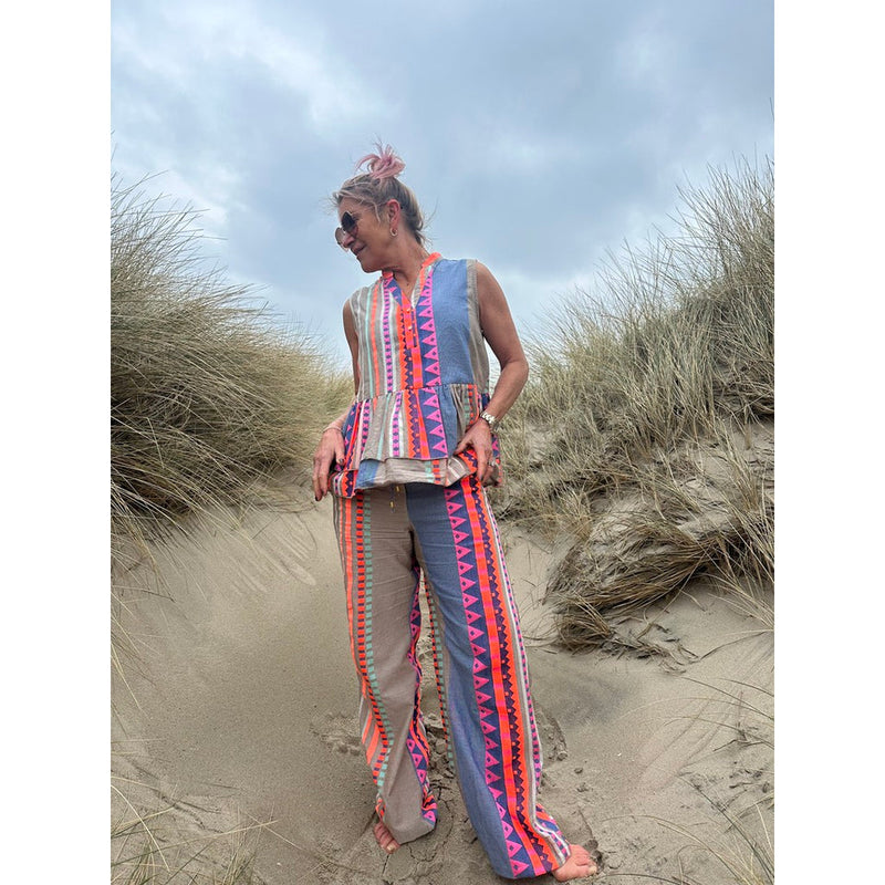 Gaspar Honolulu Jaquard pants multicolor
