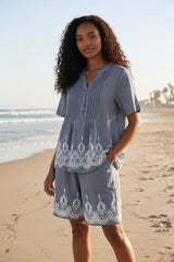 Ofelia Tova blouse blue