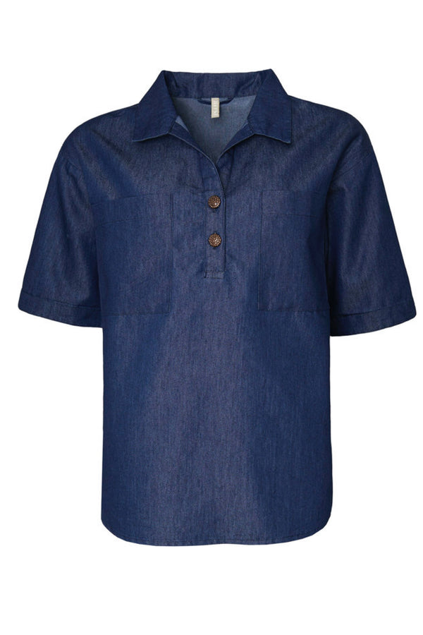 Ofelia orla Blouse Blue Wash