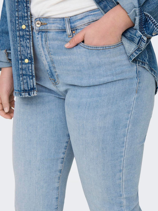 Only Carmakoma Sui jeans light blue