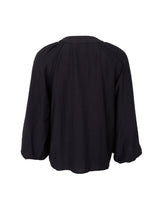 Black Colour Luisa raglan blouse black