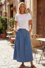 Prepair Pauline Skirt Blue