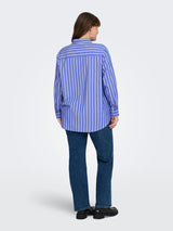 Only carmakoma Liah shirt Cloud dancer/surf