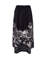 Black Colour Roma skirt black