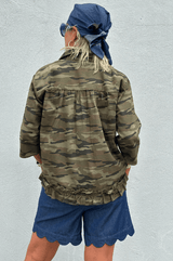 Gaspar Vigo Camo Shirt Green