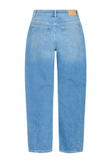 Pulz Anni jeans barrel leg medium blue denim