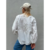 Gaspar Læsø poplin shirt white