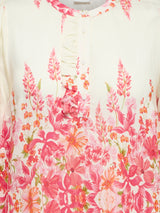 Only Carmakoma Veva dress tomato puree flower