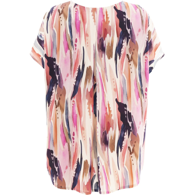 Gozzip Jean blouse multi colour