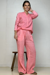 Gaspar Palermo blouse coral