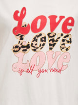 Only Carmakoma Maebell t-shirt Love white