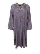 Black Colour Luna Nelly dress blue mist multi