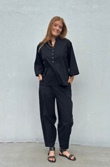 Gaspar Colorado poplin barrel black