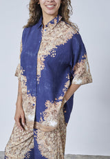 Love & Divine  new paisley shirt blue