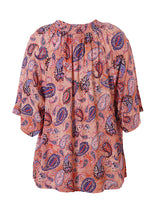 GOZZIP Karna blouse coral
