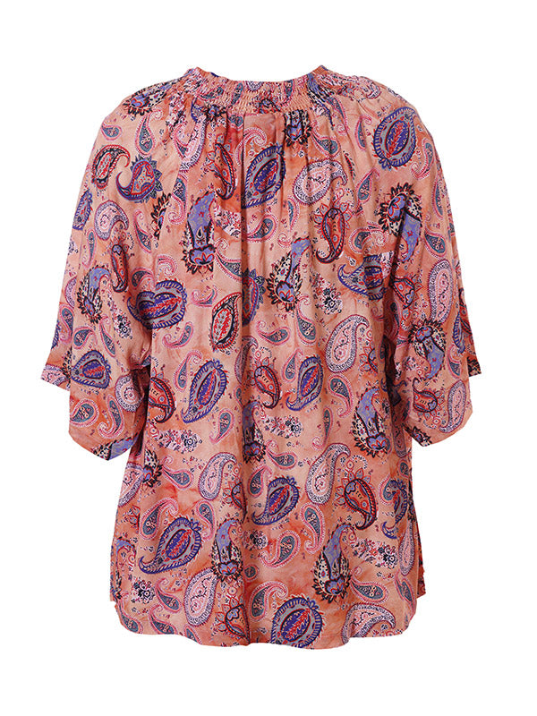 GOZZIP Karna blouse coral