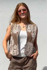 Gaspar Marli waistcoat brown