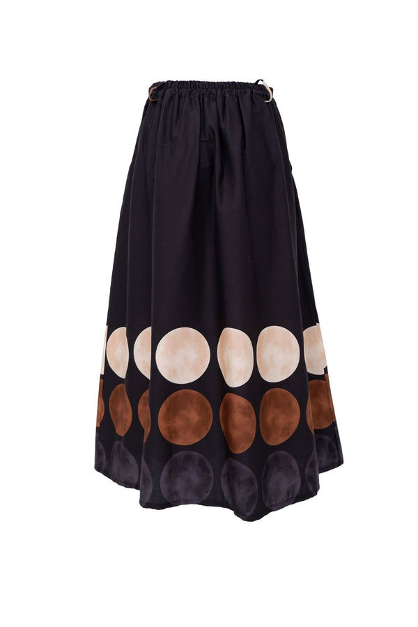 Black Colour Paris skirt black