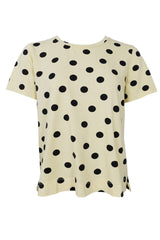 Black Colour Zelda t-shirt butter yellow dot