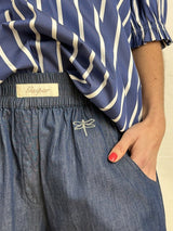 Gaspar Honolulu denim shorts dark blue