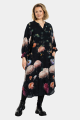 Gozzip Valdis dress peony print