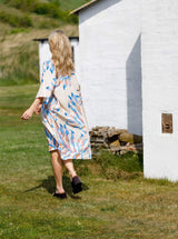 Black Colour Tally dress blue rose