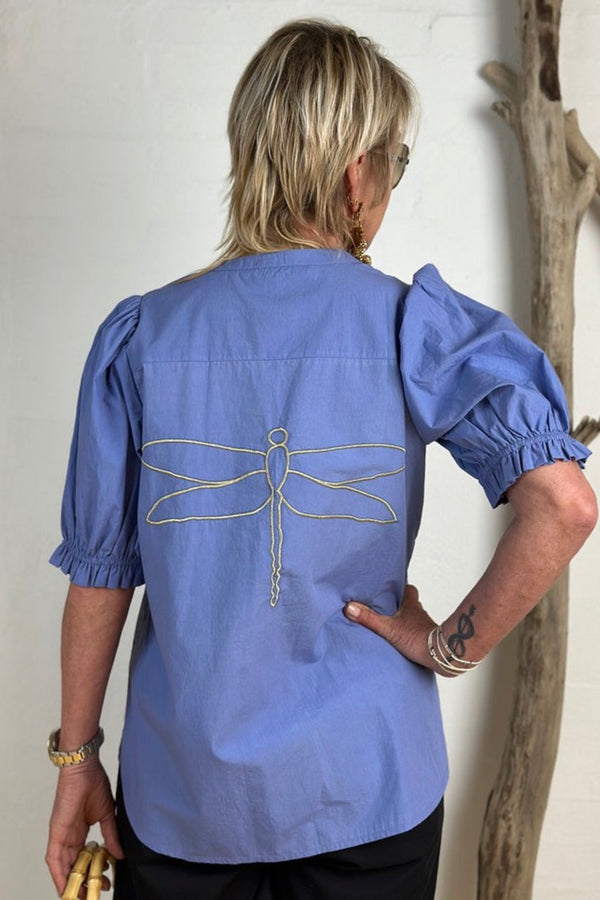 Gaspar Tunø blouse blue