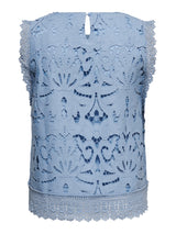 Only Carmakoma Gelina o-neck top faded denim blue